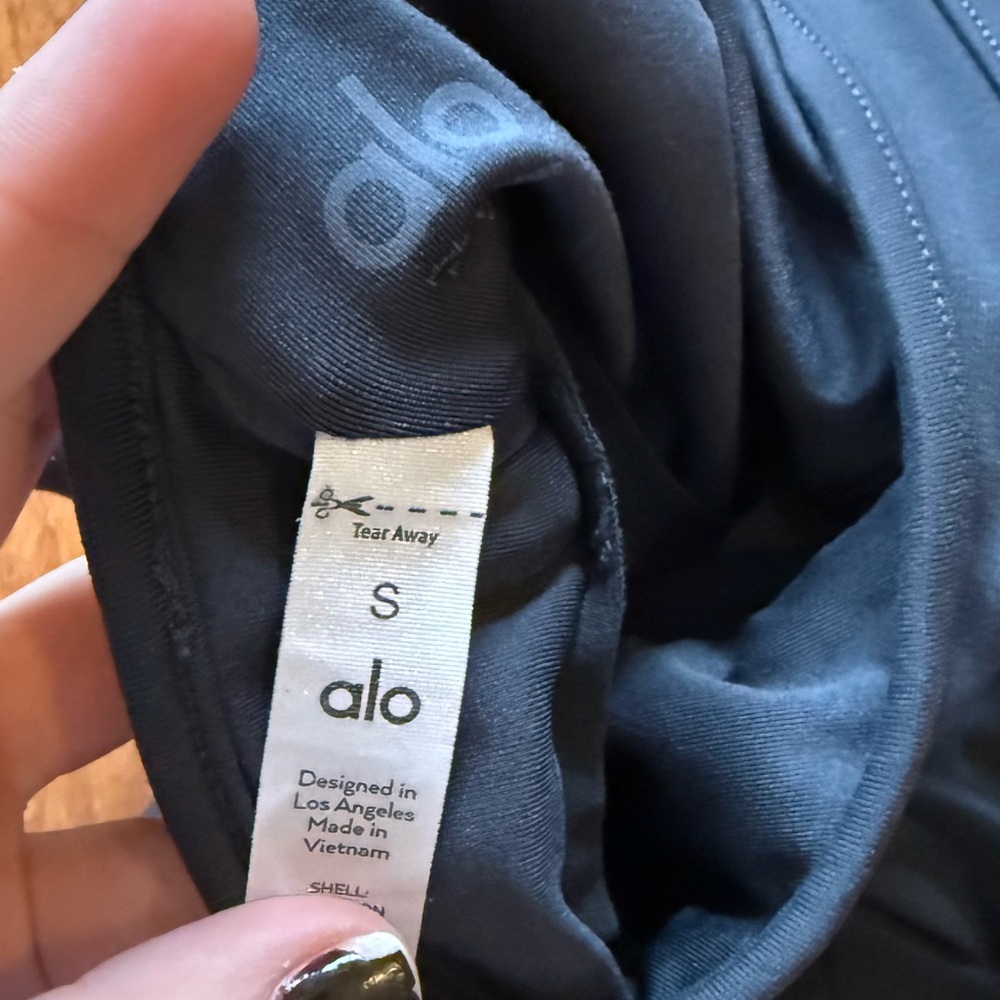 ALO Yoga Wild Thing Sports Bra Anthracite - Picture 8 of 8